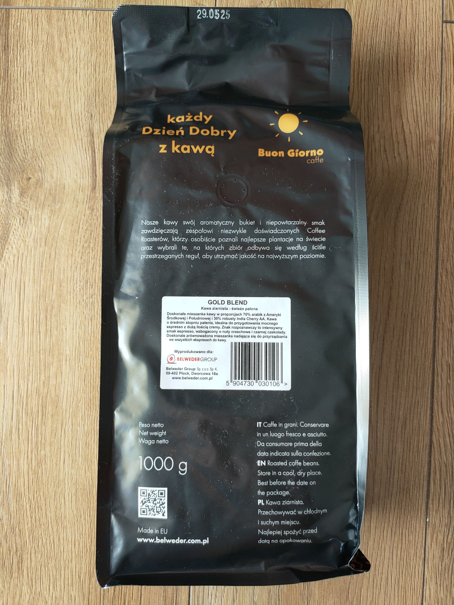 Kawa ziarnista Gold Blend 4kg