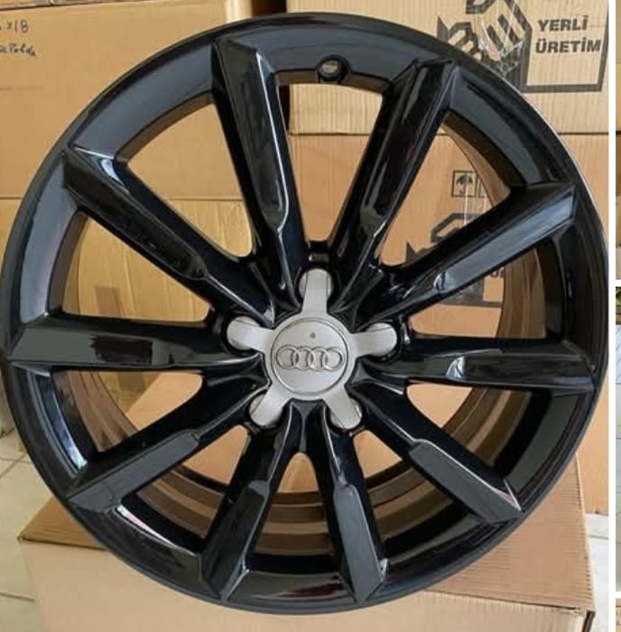 Jantes audi originais 5x112  R16 e R17 preto brilhante