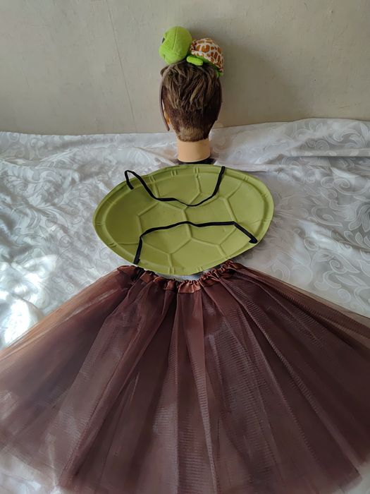 Strój przebranie żółwik żółw żółwica żółwiczka 3 części roz. uniwersal