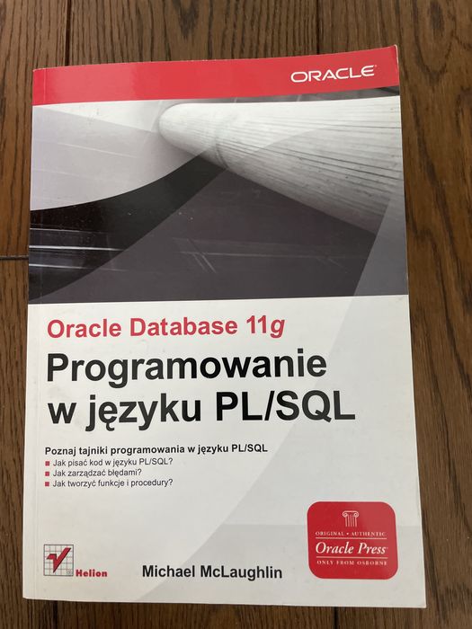 Programowanie w języku PL/SQL Oracle Database 11g