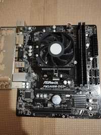 Комплект FM2+ ASRock FM2A68M-DG3+,A4-6300 3.7GHz,ОЗУ 4г