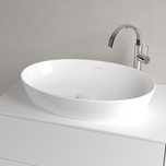 3 x Umywalka nablatowa Villeroy & Boch Artis owalna biały połysk 61cm