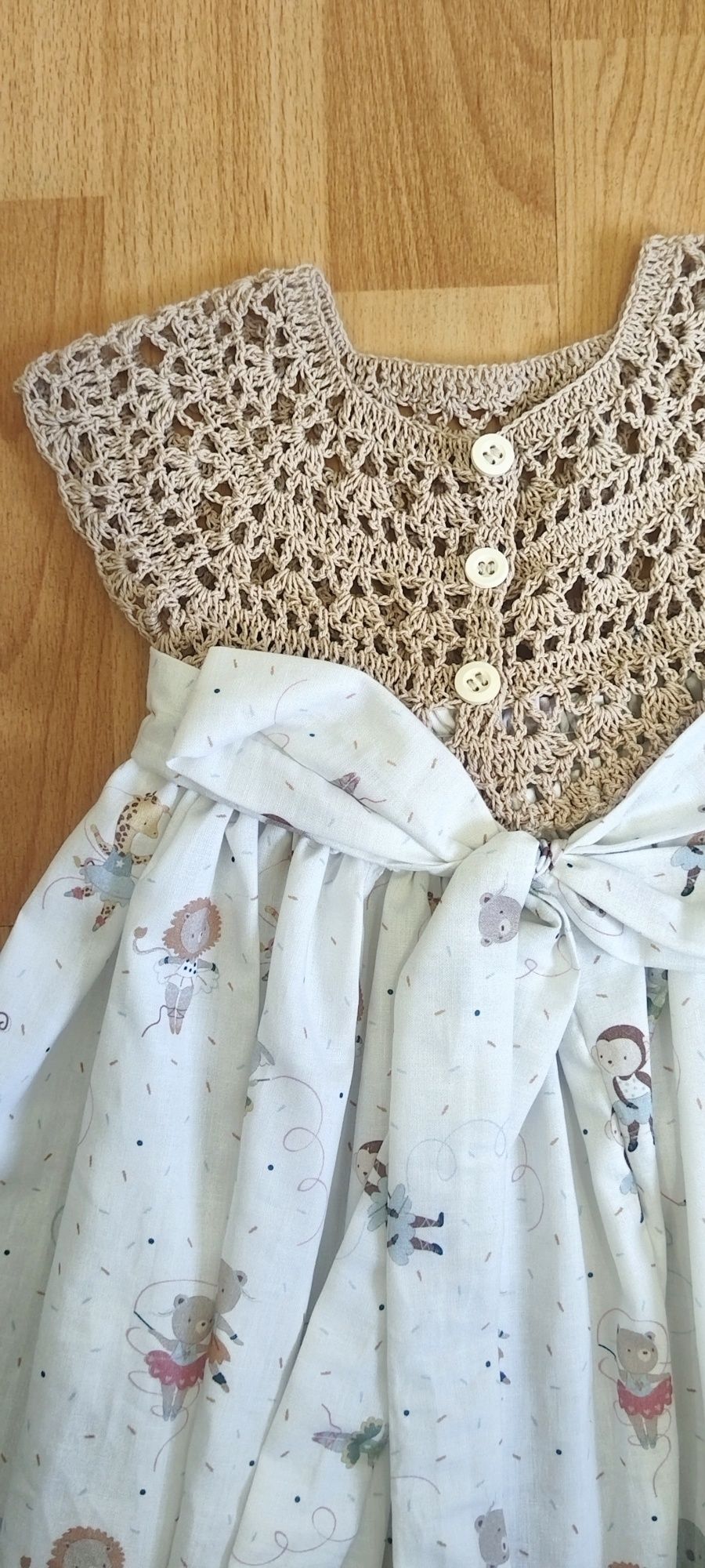 Vestido Cerimónia Crochet