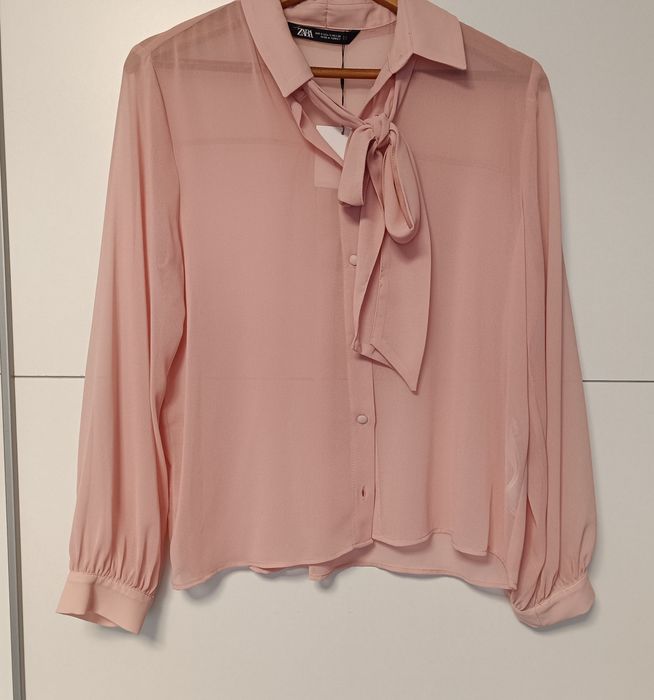 Nowa różowa koszula damska zara