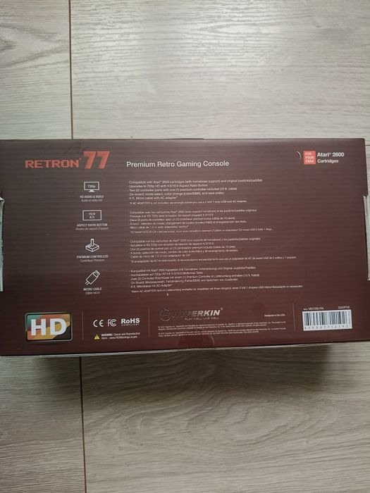 Konsola Hyperkin RetroN 77 HD Bursztynowy Atari 2600