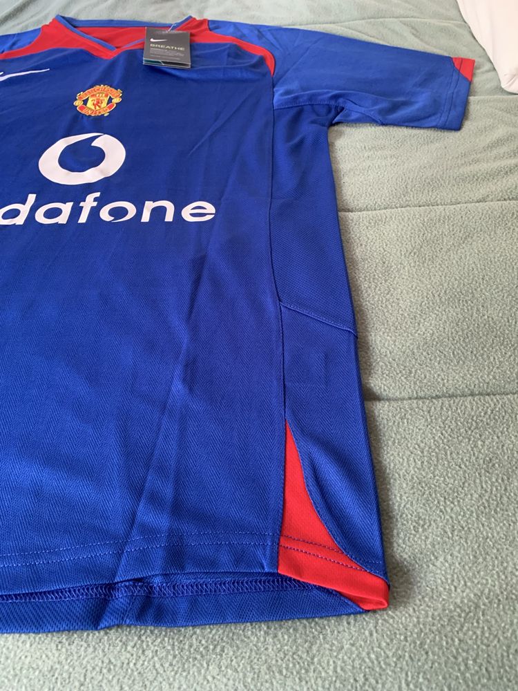 T-Shirt Ronaldo 7 Manchester United fora azul S Nike 2005/2006