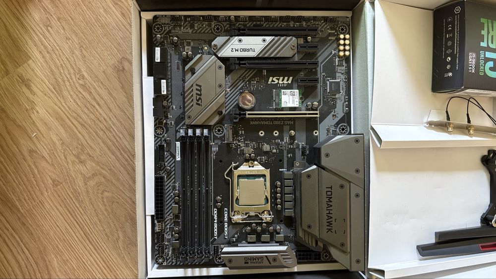 Plyta glowna msi z390 + i5 9600k