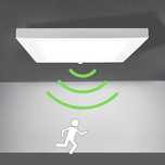 Lâmpada de teto LED com sensor de movimento para interior, 18W