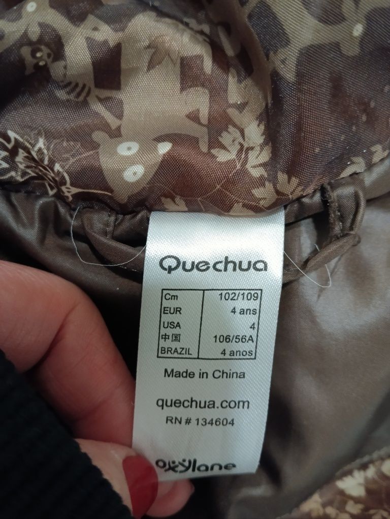 Kurtka zimowa Decathlon Quechua 104 chłopięca