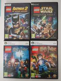 4 Gry LEGO Star Wars Harry Potter i Batman