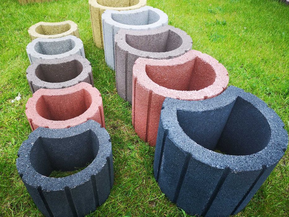 Dostawa cala PL. Gazony, palisady, donice, kwietniki betonowe.