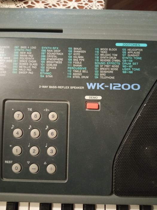 Casio wk 1200 idealny Mikołaj