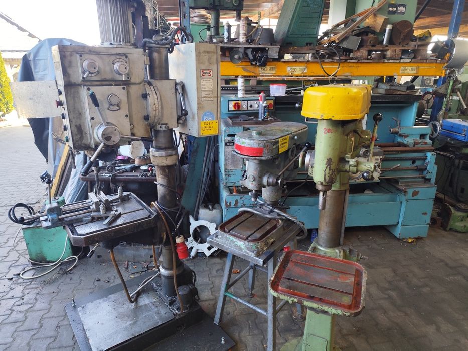 Wiertarka Ws 15 do metalu tokarka Tum frezarka dlutownica szlifierka