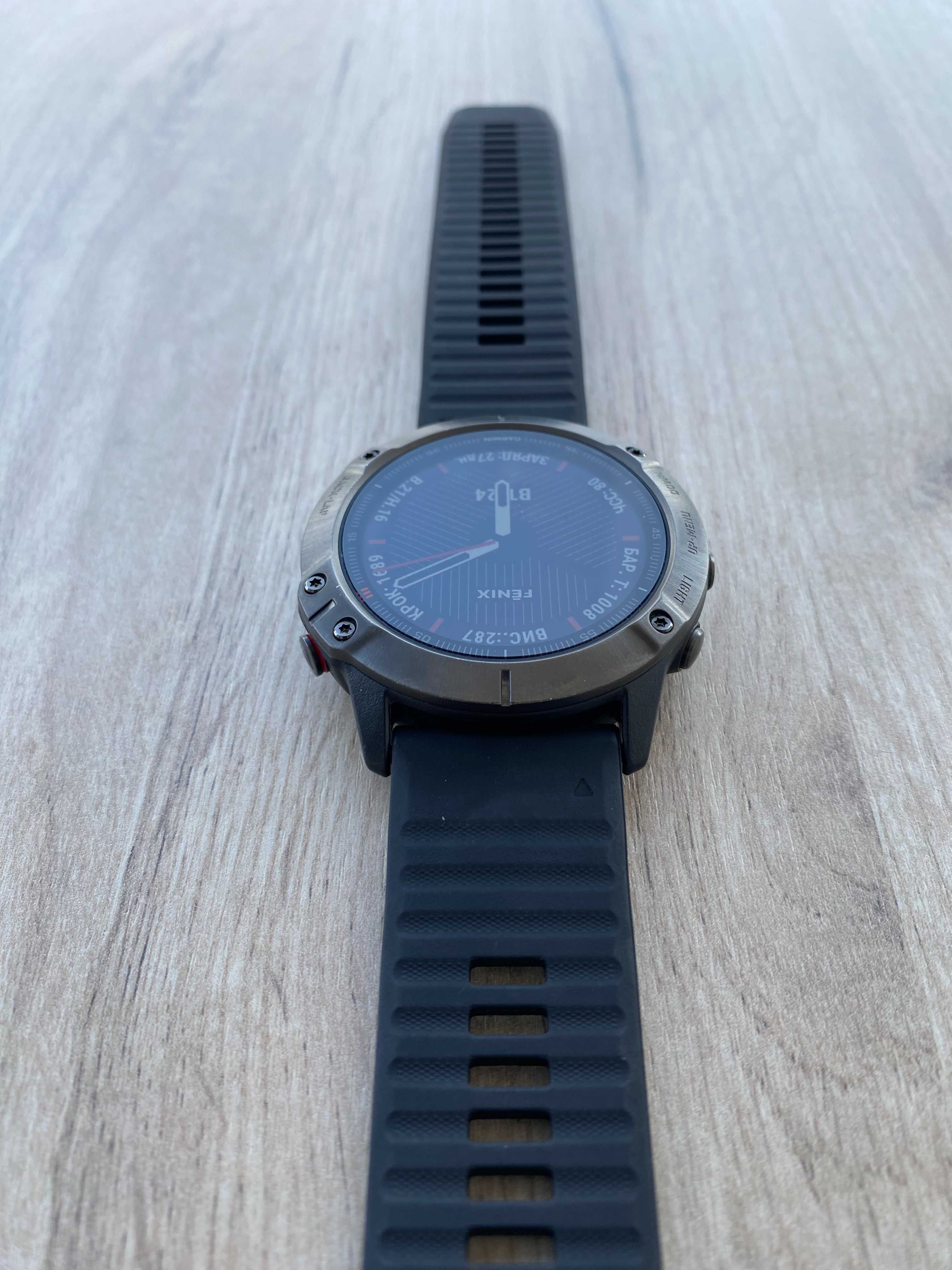 Garmin Fenix 6X Sapphire | Ідеальний стан | Топова модель, сапфір скло