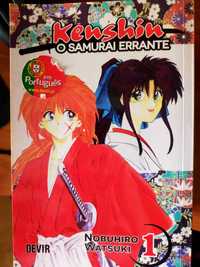 Livro Manga em Português, Kenshin: O Samurai Errante