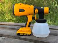 TANIO ! Duży zestaw do malowania sufitów pasuje do aku DEWALT 18V