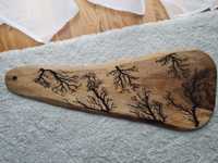 Deska do podawania wędlin przekąsek drewniana 94cm