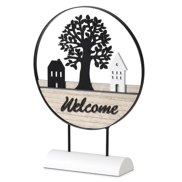 Dekoracja z napisem welcome