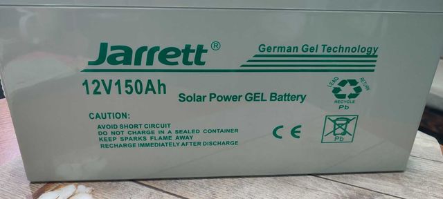 Гелевый Gel аккумулятор Jarrett 12V 150AЧ