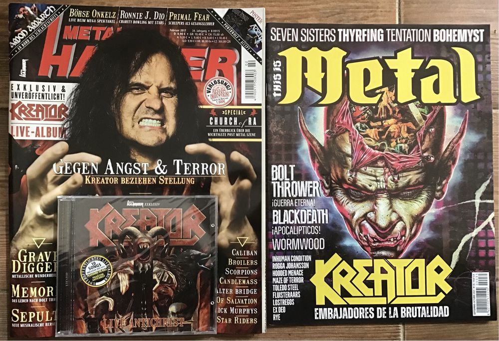 Terrorizer, Metal Hammer, Decibel, Rock Hard, Zero Tolerance, Legacy