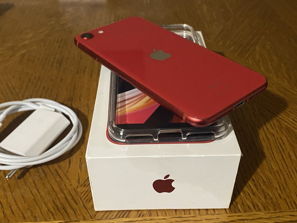 Apple Iphone SE2020 Product Red 64GB, nowa bateria kondycja 100%