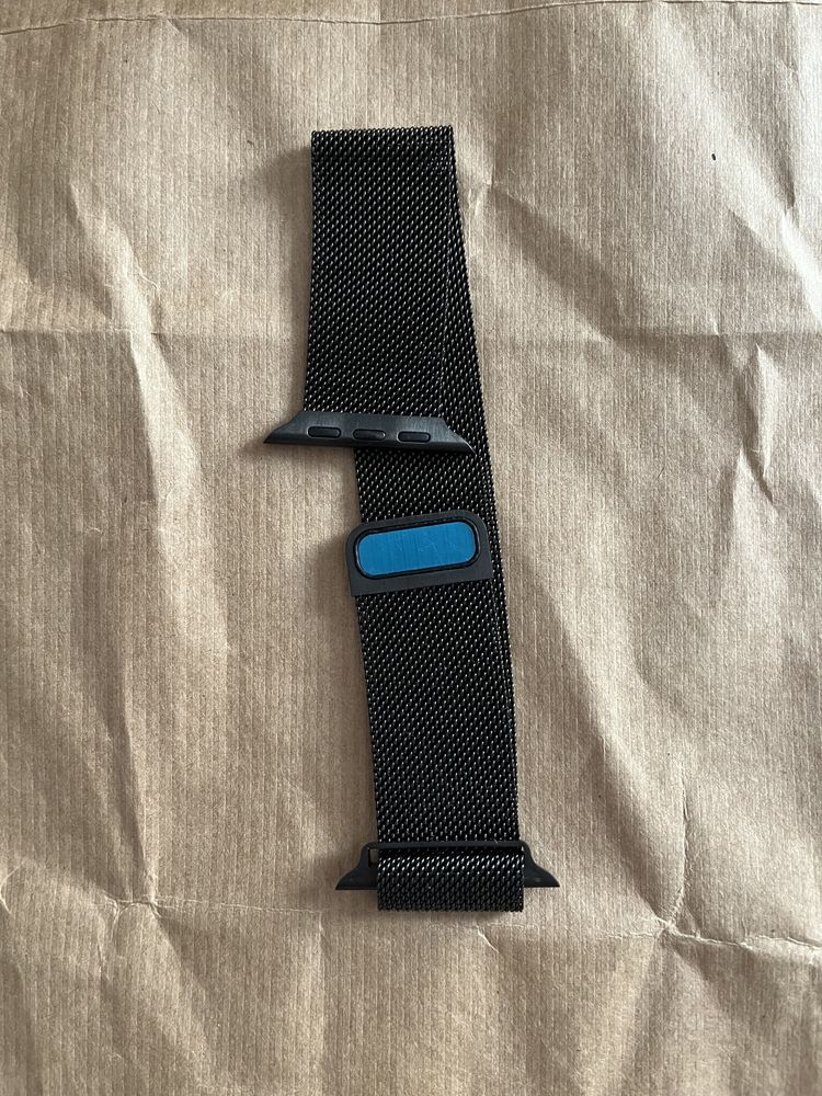 Apple Watch Bracelete [malha metálica preta)