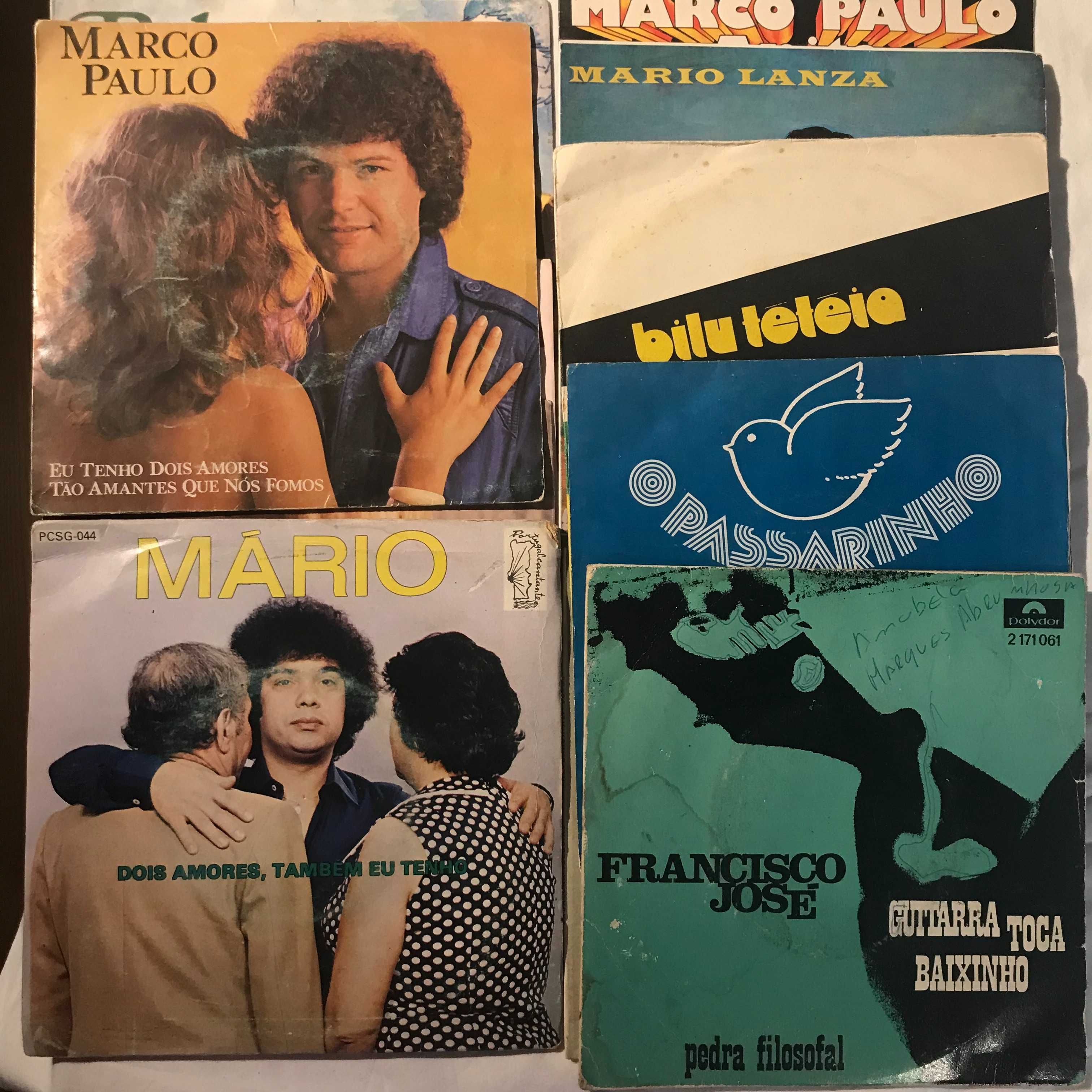 Lote 21 vinil Marco Paulo Roberto Carlos Tonicha Linda d Suza Iglésias