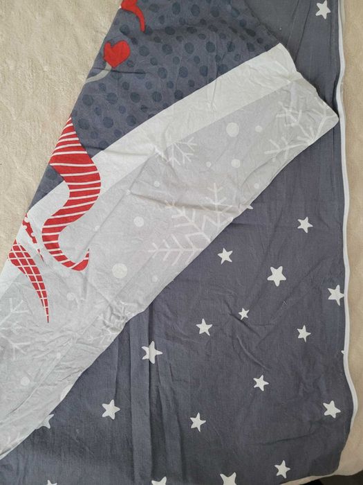 Pościel świąteczna Mikołaje - 2 komplety