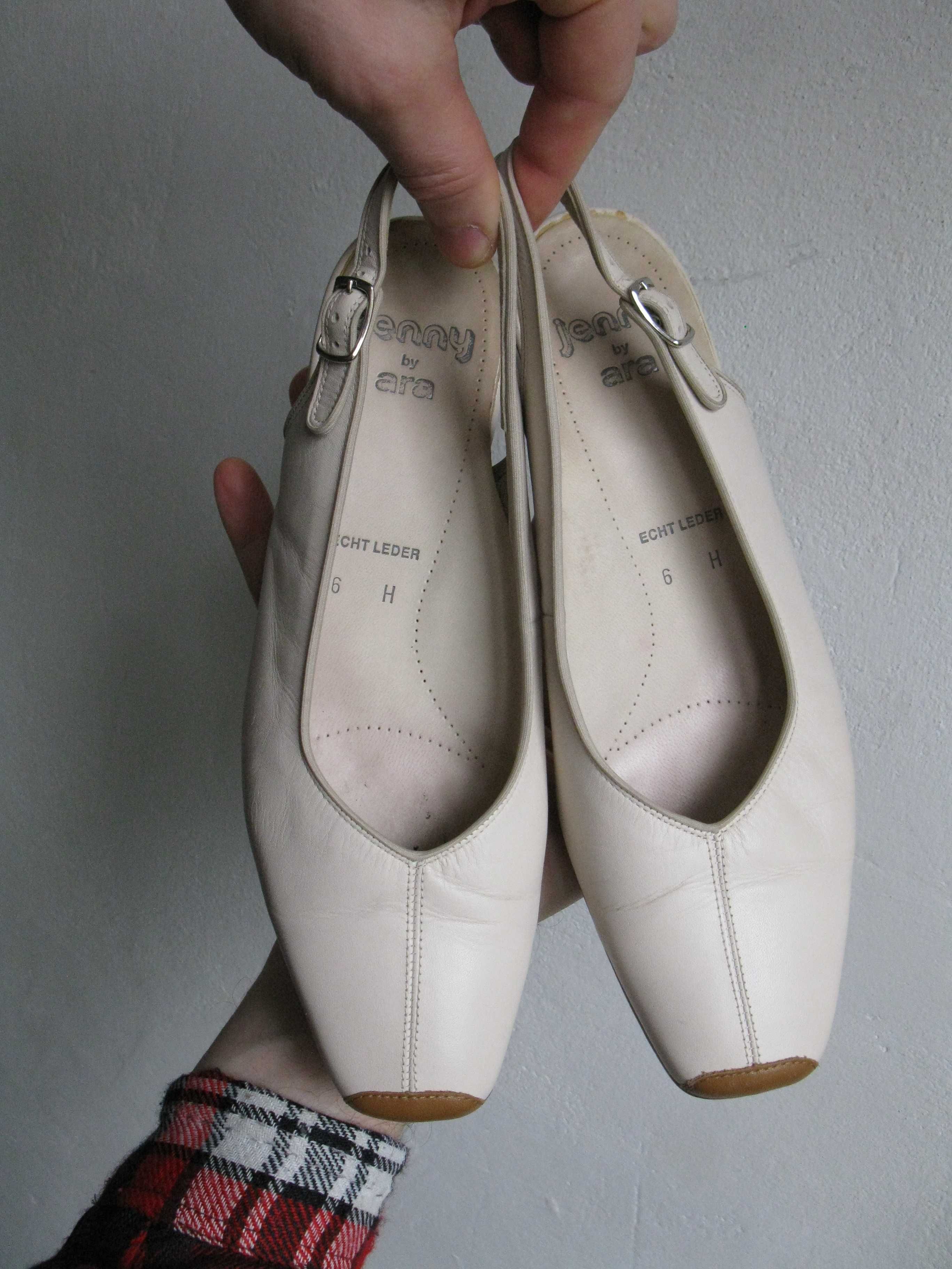 Кожаные  туфли женские Jenny by ARA размер английский 6