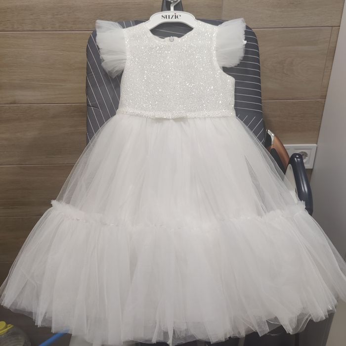 Святкова біла сукня ТМ Suzie, р.110