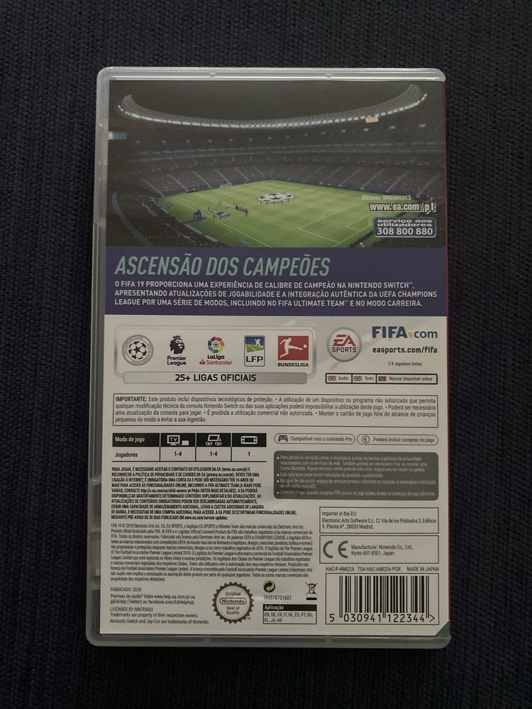 Jogo Fifa 19 Nintendo Switch Usado