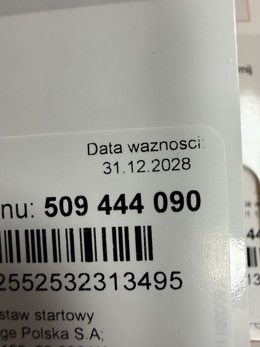 Zloty numer 509 444 ***