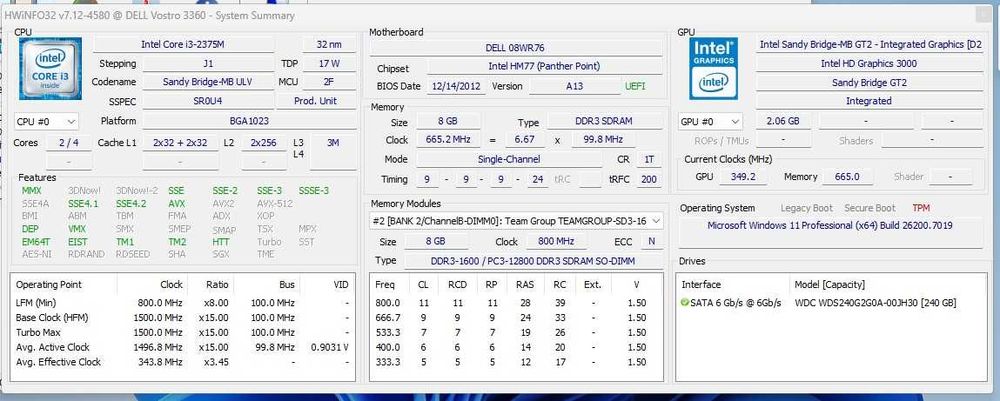 PC Portátil Dell Vostro