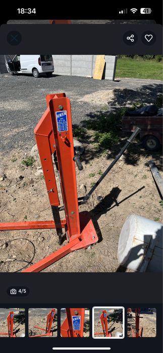 Podnosnik warsztatowy