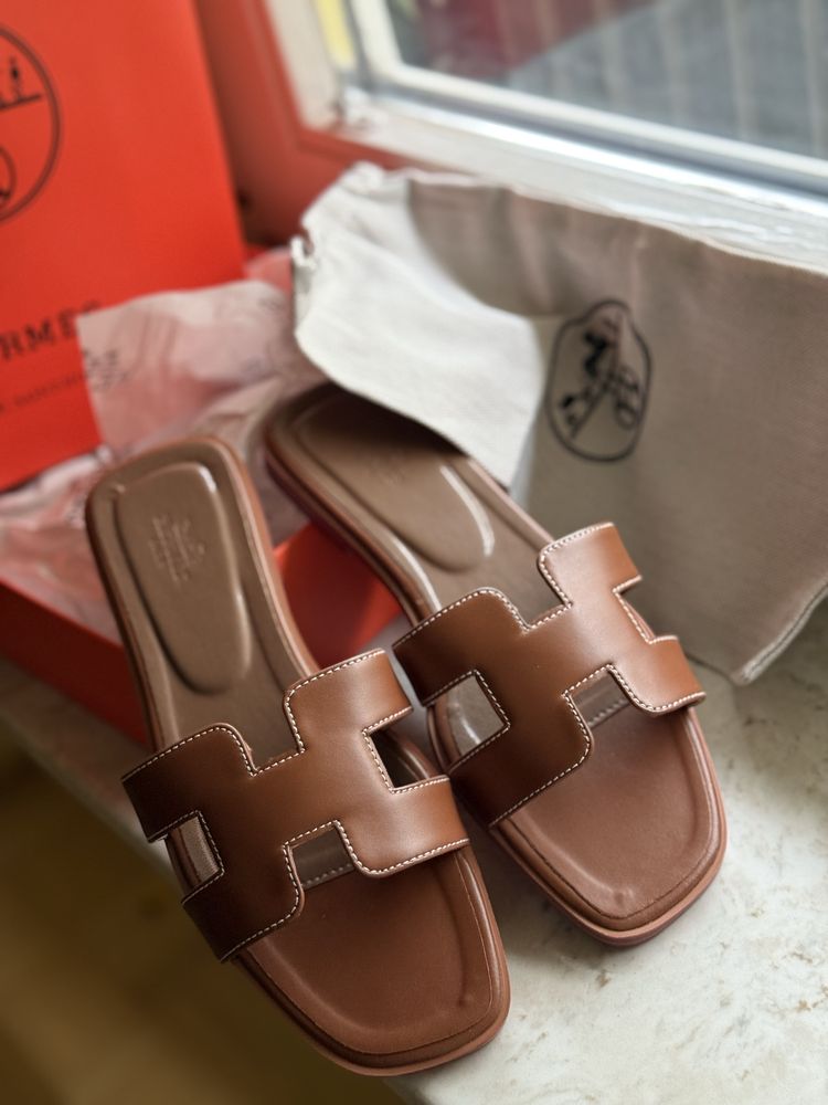 Klapki Hermes jak nowe