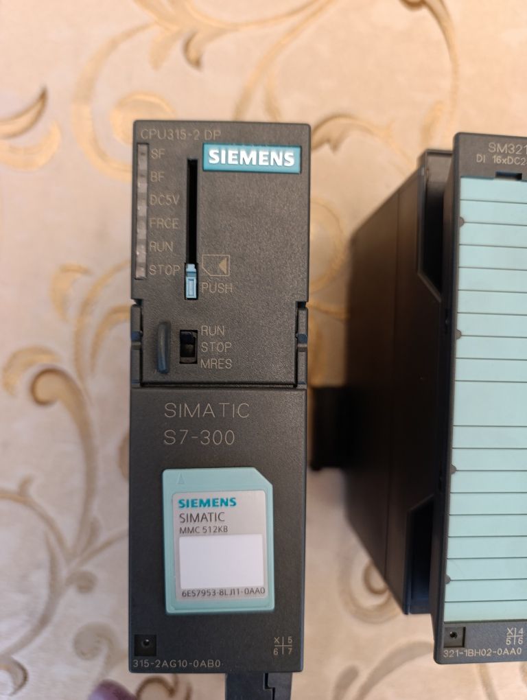 Siemens simatic s7-300 procesor, karta pamięci, moduły, moduł