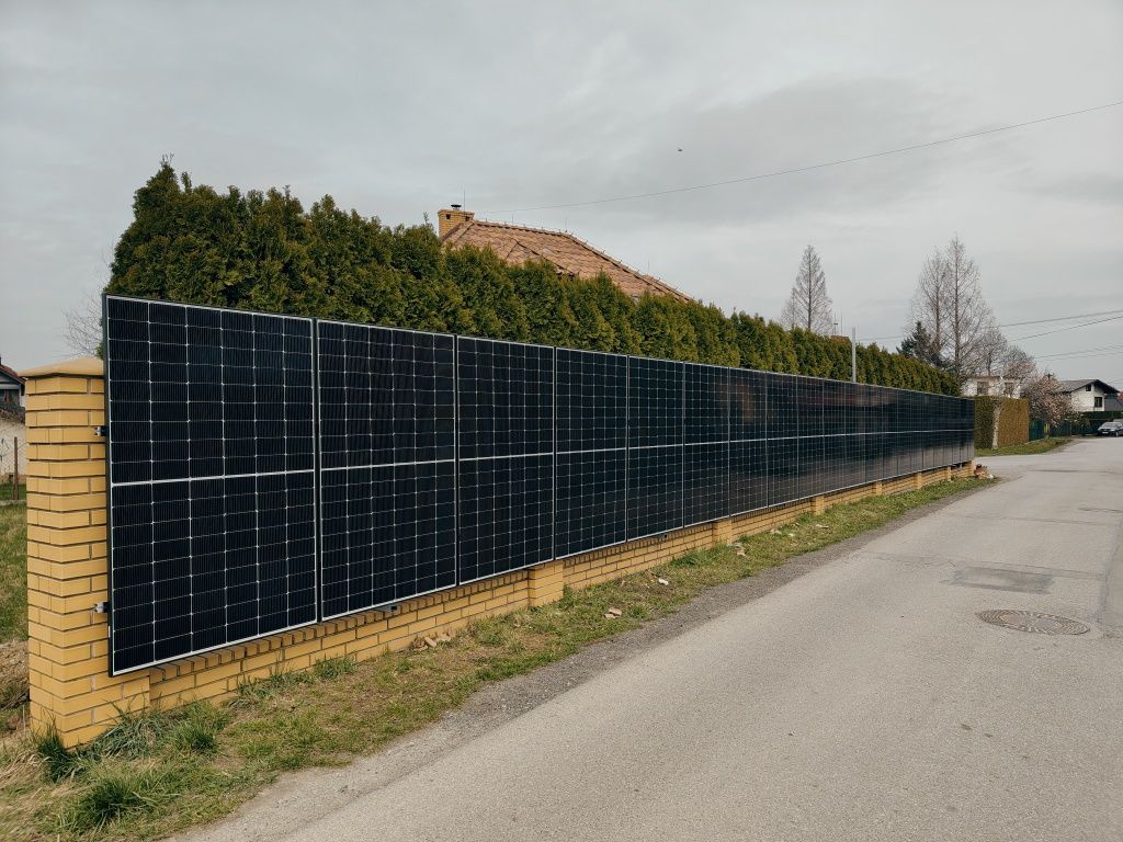 Ogrodzenie fotowoltaiczne, możliwość montażu
