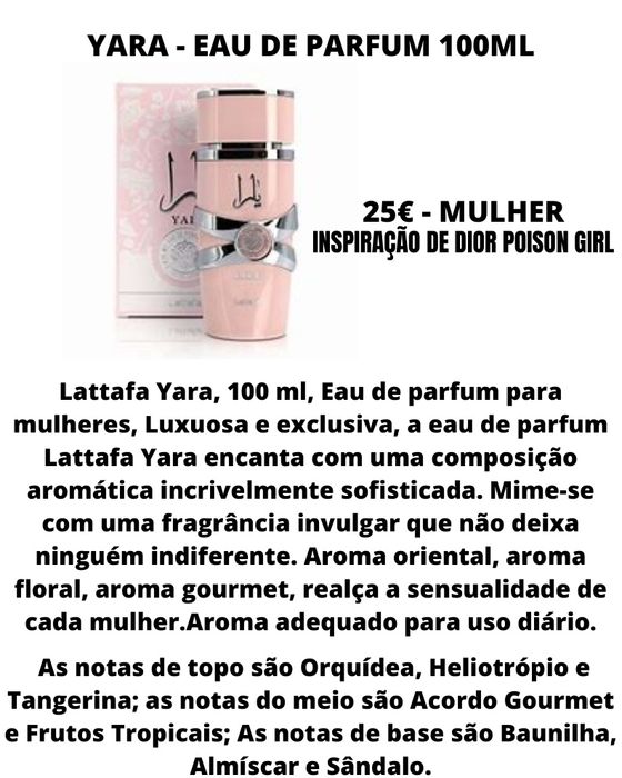 Yara - Eau de Parfum 100ml - Mulher
