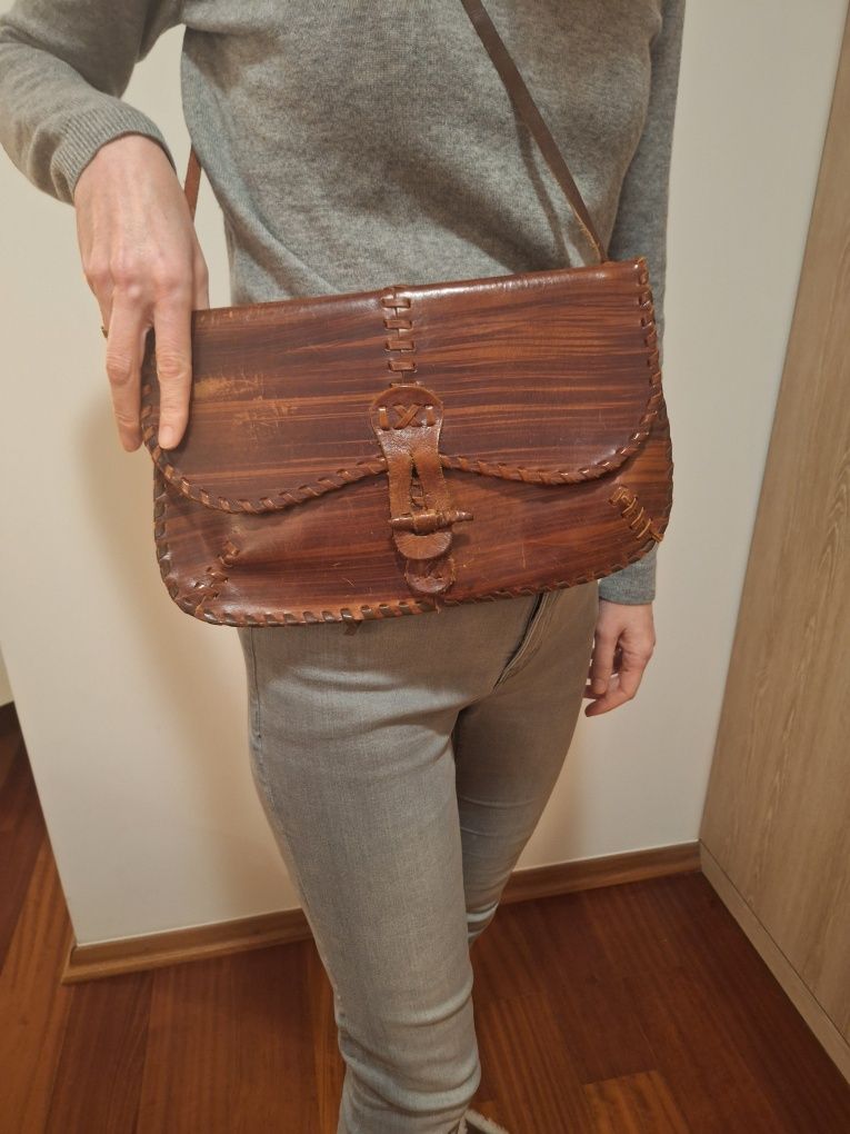 Torba na ramię vintage PRL