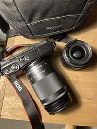 Canon M10 + EF M 15-45 3.5-6.3 + EF M 18-150 3.5-6.3