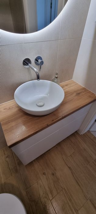 Umywalka nablatowa okrągła