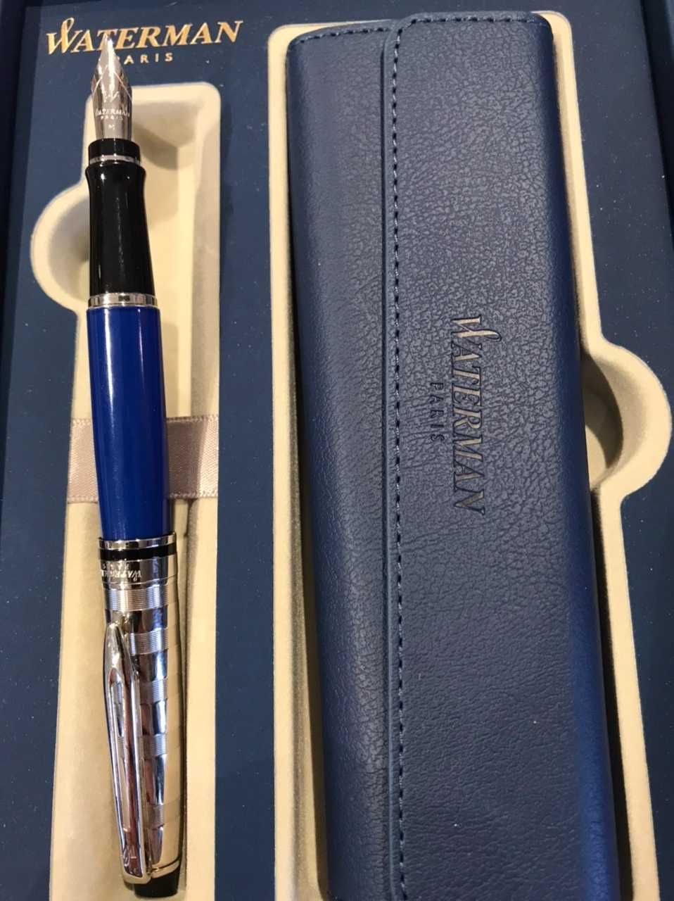 Pióro wieczne Waterman Expert Deluxe Niebieski CT  zestaw z etui