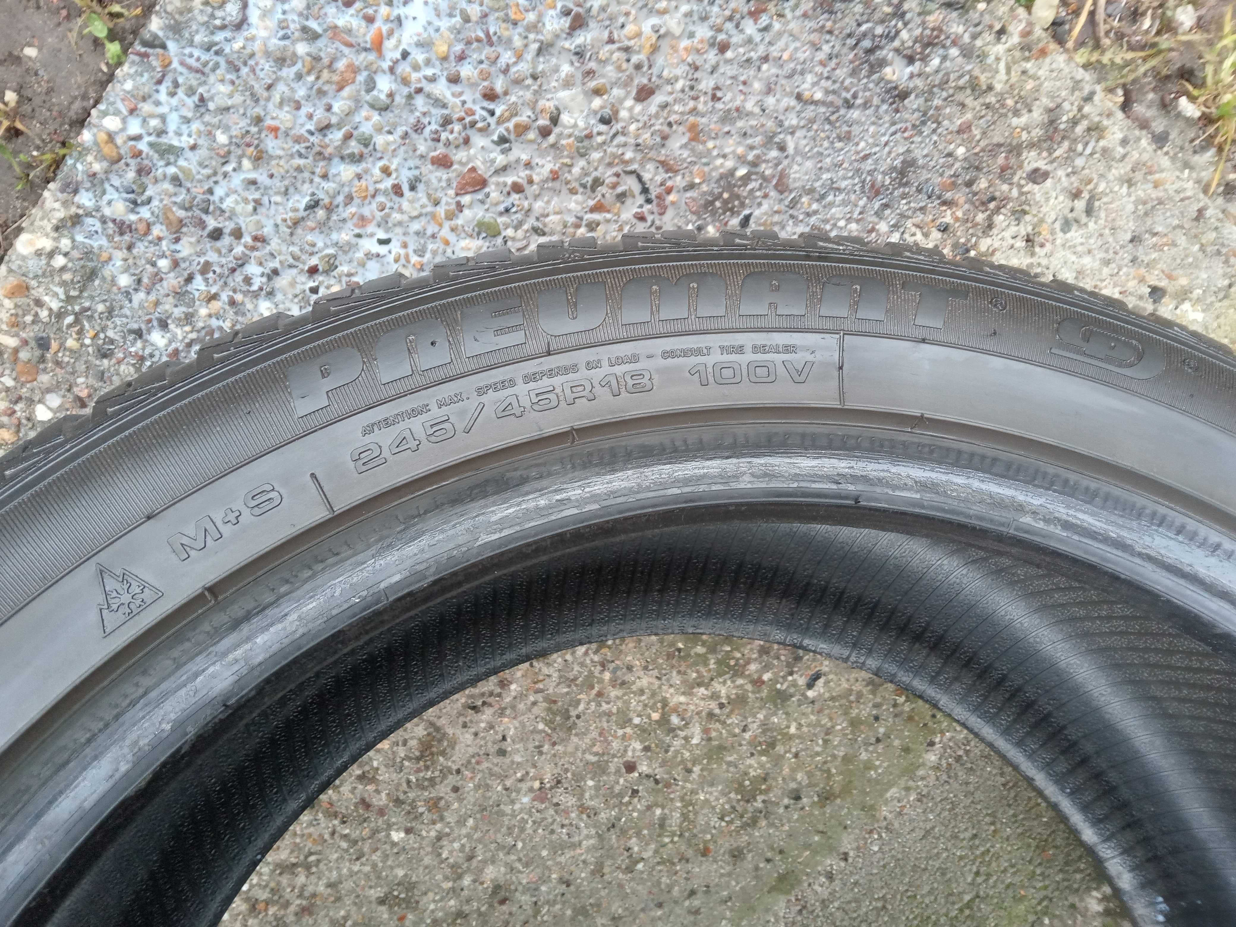 Opony zimowe Pneumant 245/45R18 dwie sztuki