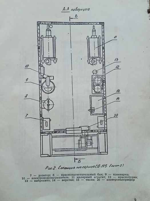 малярная станция со 115