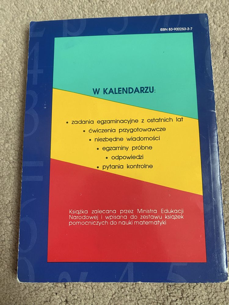 Matematyka kalendarz ósmoklasisty