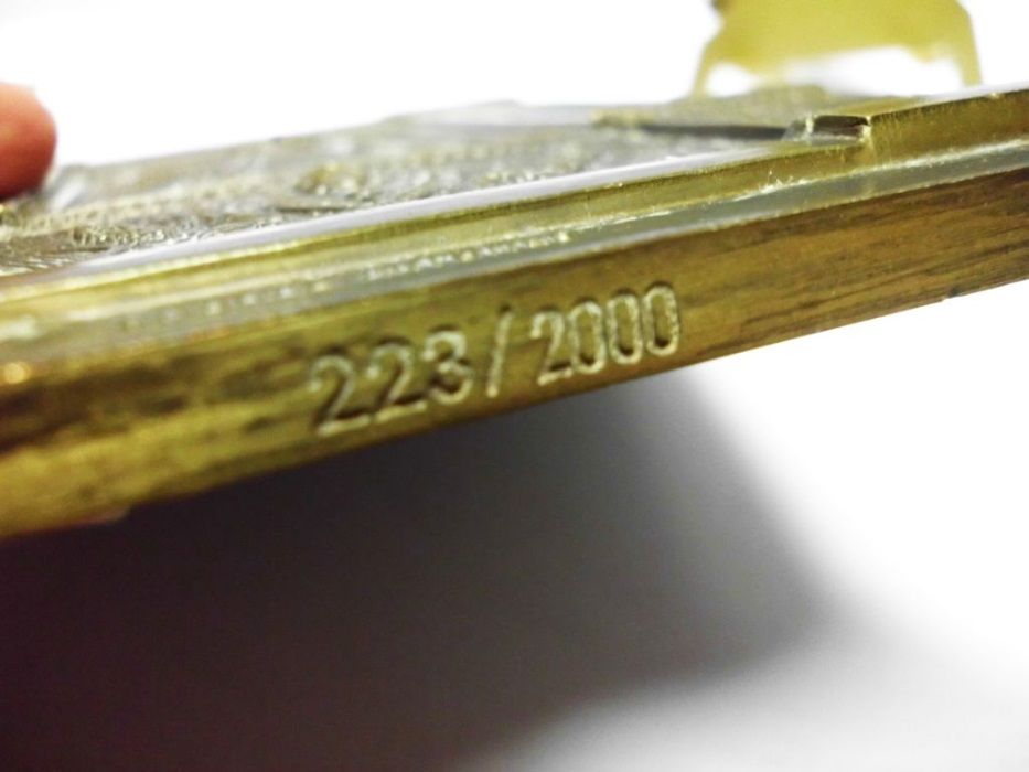 Placa em Bronze -Luis Vaz de Camões-IV centenário da sua morte 1980