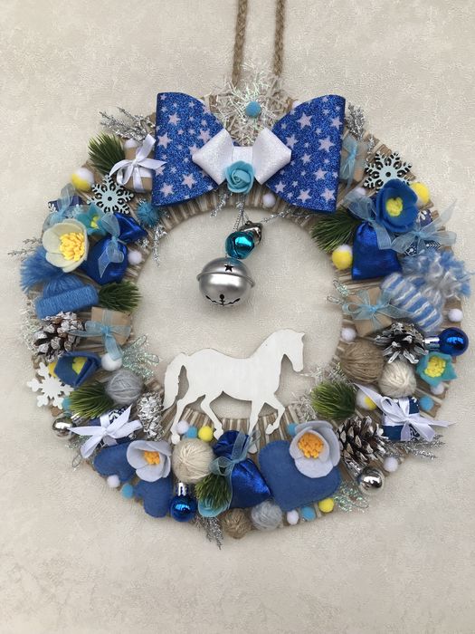 Новорічний віночок + подарунок