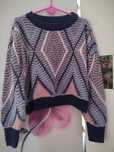 Krótki sweter oversize