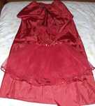 Vestido de fantasia "diabinha".