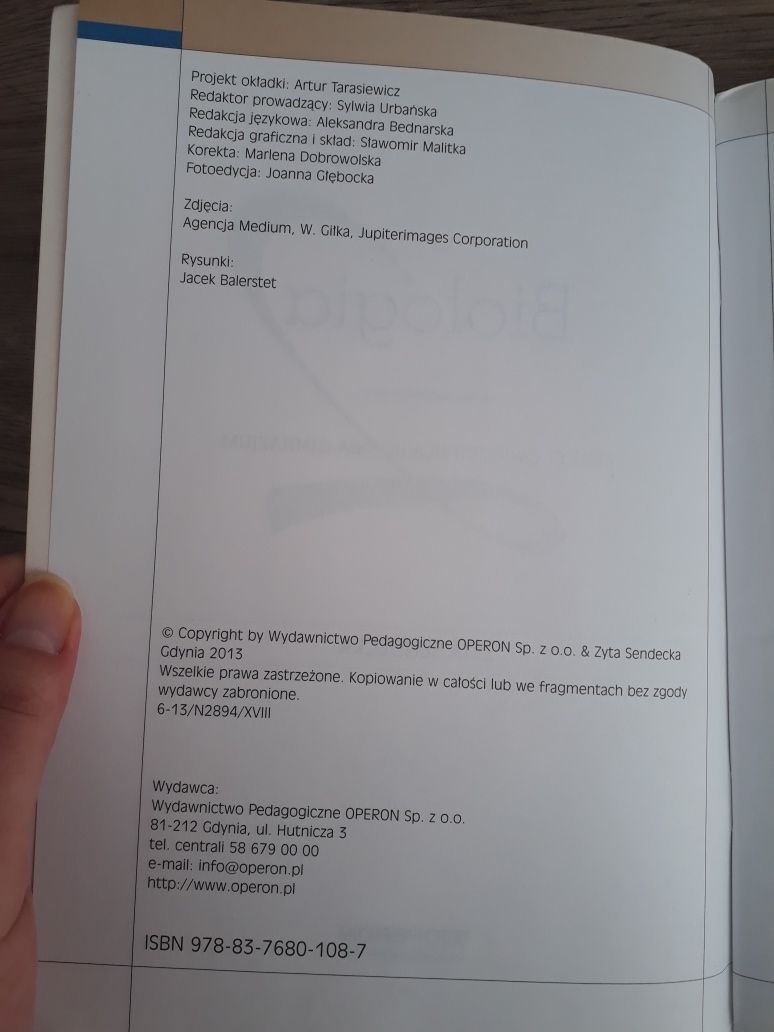 Biologia 2 i 3 dla gimnazjum zeszyt ćwiczeń wydawnictwo operon